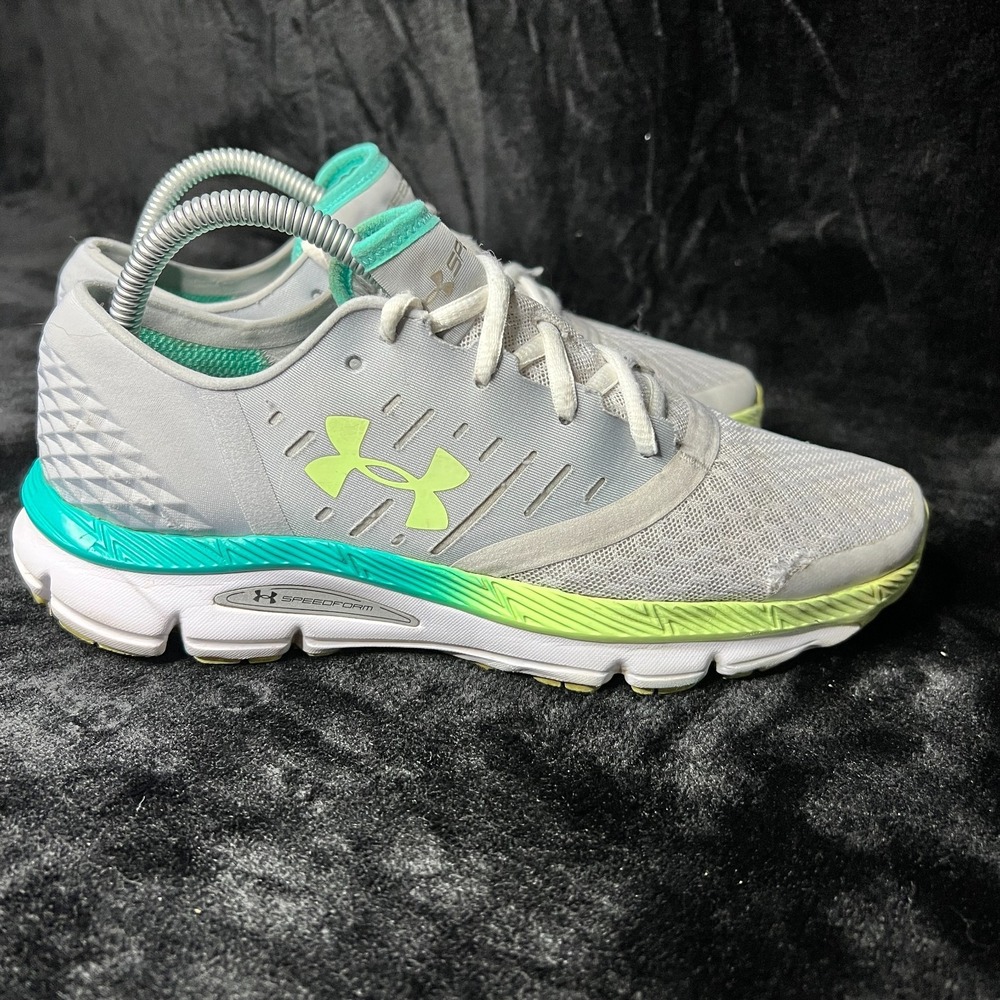 Under Armour SpeedForm Intake 1301797-941‎ Womens 9 Running Shoes Gray Sneaker - Picture 3 of 8
